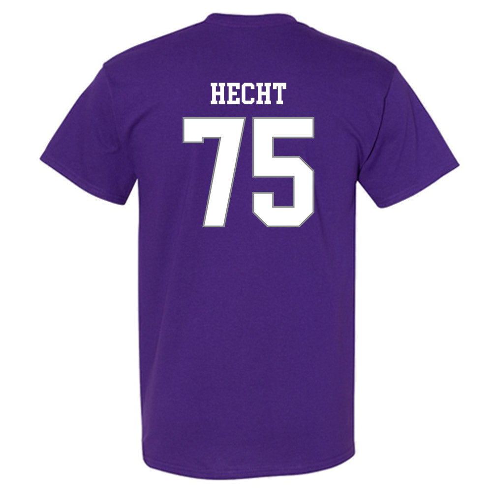 Kansas State - NCAA Football : Sam Hecht - Purple Classic Shersey Short Sleeve T-Shirt