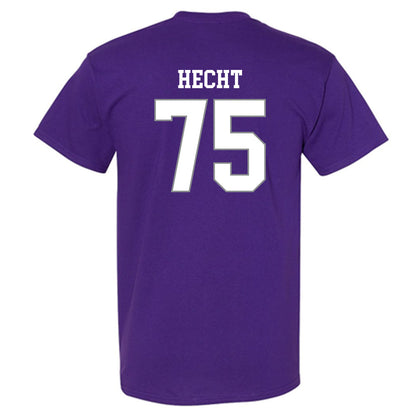 Kansas State - NCAA Football : Sam Hecht - Purple Classic Shersey Short Sleeve T-Shirt