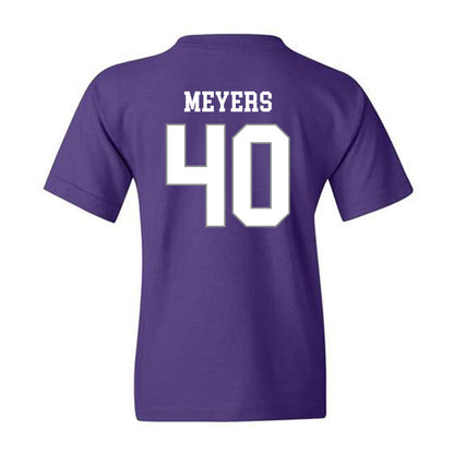 Kansas State - NCAA Football : Gavin Meyers - Purple Classic Shersey Youth T-Shirt