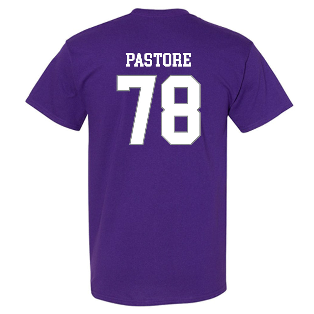 Kansas State - NCAA Football : John Pastore - Purple Classic Shersey Short Sleeve T-Shirt