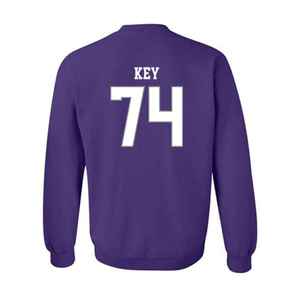 Kansas State - NCAA Football : Alex Key - Purple Classic Shersey Sweatshirt