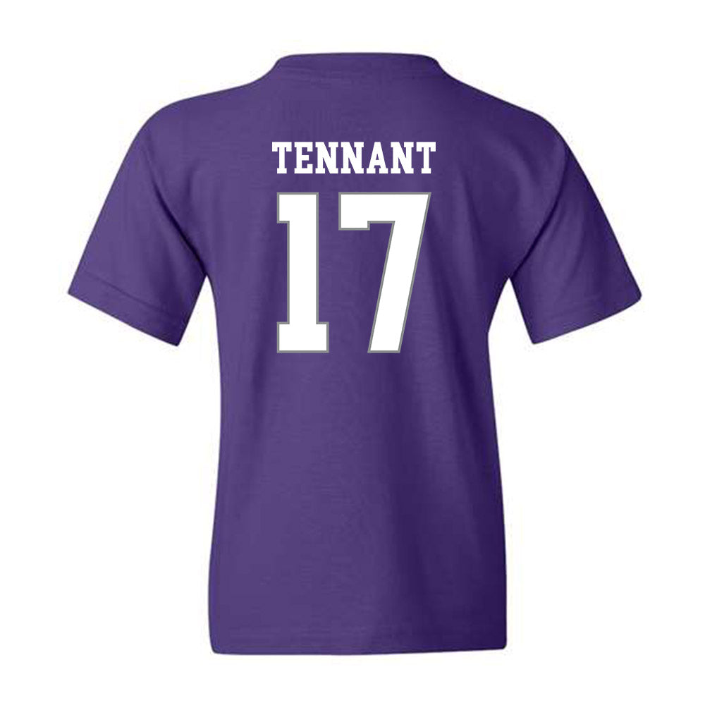 Kansas State - NCAA Football : Chris Tennant - Purple Classic Shersey Youth T-Shirt