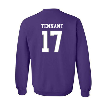 Kansas State - NCAA Football : Chris Tennant - Purple Classic Shersey Sweatshirt