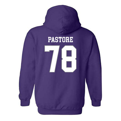 Kansas State - NCAA Football : John Pastore - Purple Classic Shersey Hooded Sweatshirt