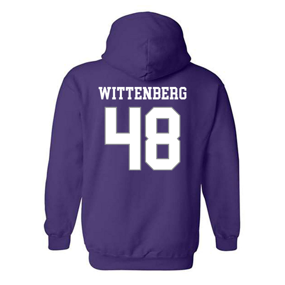 Kansas State - NCAA Football : Zach Wittenberg - Purple Classic Shersey Hooded Sweatshirt