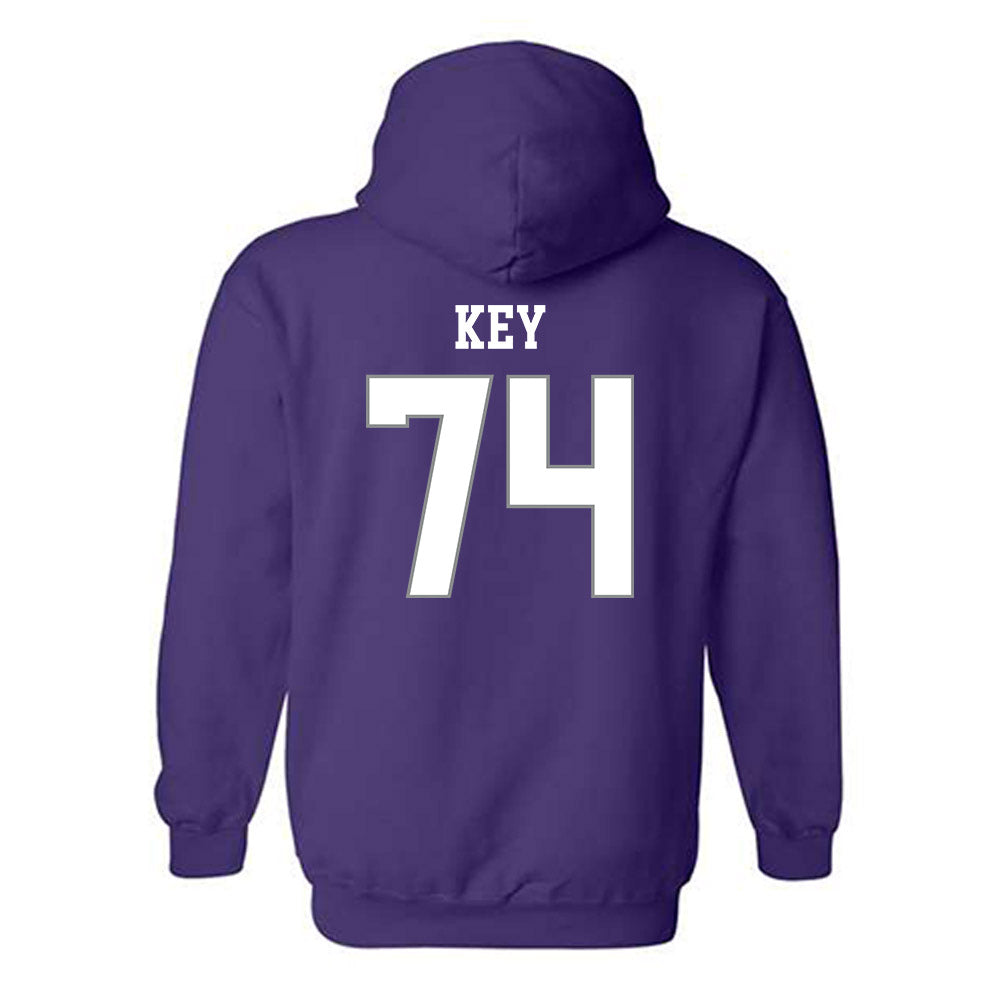 Kansas State - NCAA Football : Alex Key - Purple Classic Shersey Hooded Sweatshirt