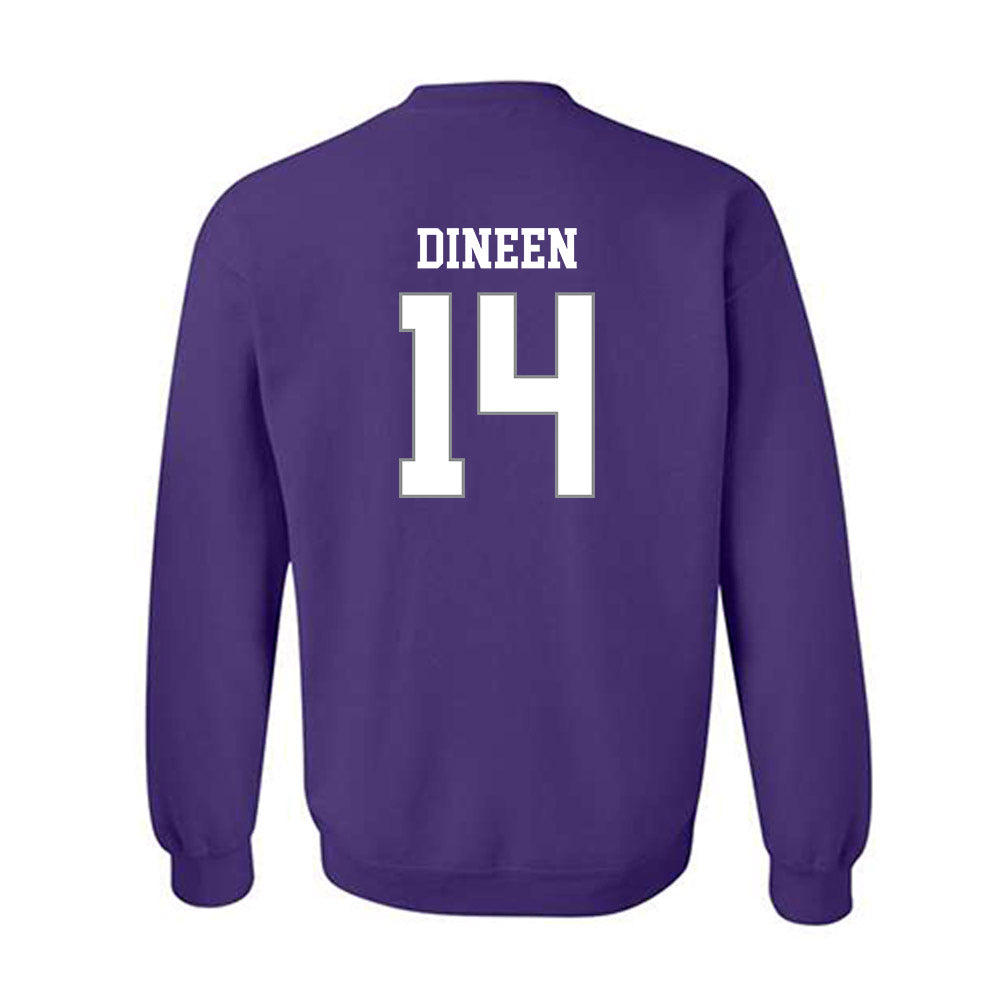 Kansas State - NCAA Football : Jet Dineen - Purple Classic Shersey Sweatshirt