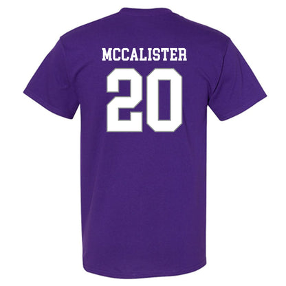 Kansas State - NCAA Football : Colby McCalister - Purple Classic Shersey Short Sleeve T-Shirt