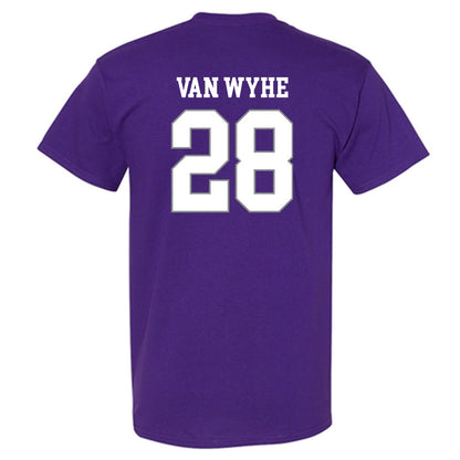 Kansas State - NCAA Football : Rex Van Wyhe - Purple Classic Shersey Short Sleeve T-Shirt