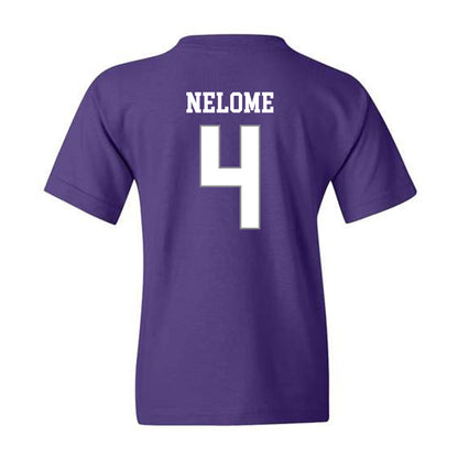 Kansas State - NCAA Football : Tyler Nelome - Purple Classic Shersey Youth T-Shirt