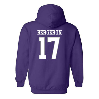 Kansas State - NCAA Football : Mikey Bergeron - Purple Classic Shersey Hooded Sweatshirt