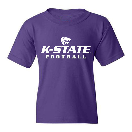 Kansas State - NCAA Football : Mikey Bergeron - Purple Classic Shersey Youth T-Shirt