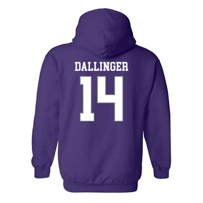 Kansas State - NCAA Women's Basketball : Rebekah Dallinger - Hooded Sweatshirt Classic Shersey