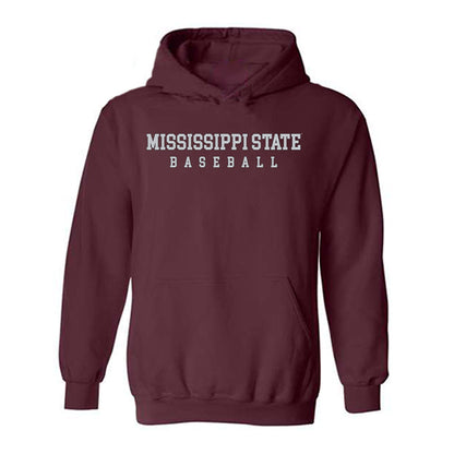 Mississippi State - NCAA Baseball : Ethan Pulliam - Hooded Sweatshirt Classic Shersey