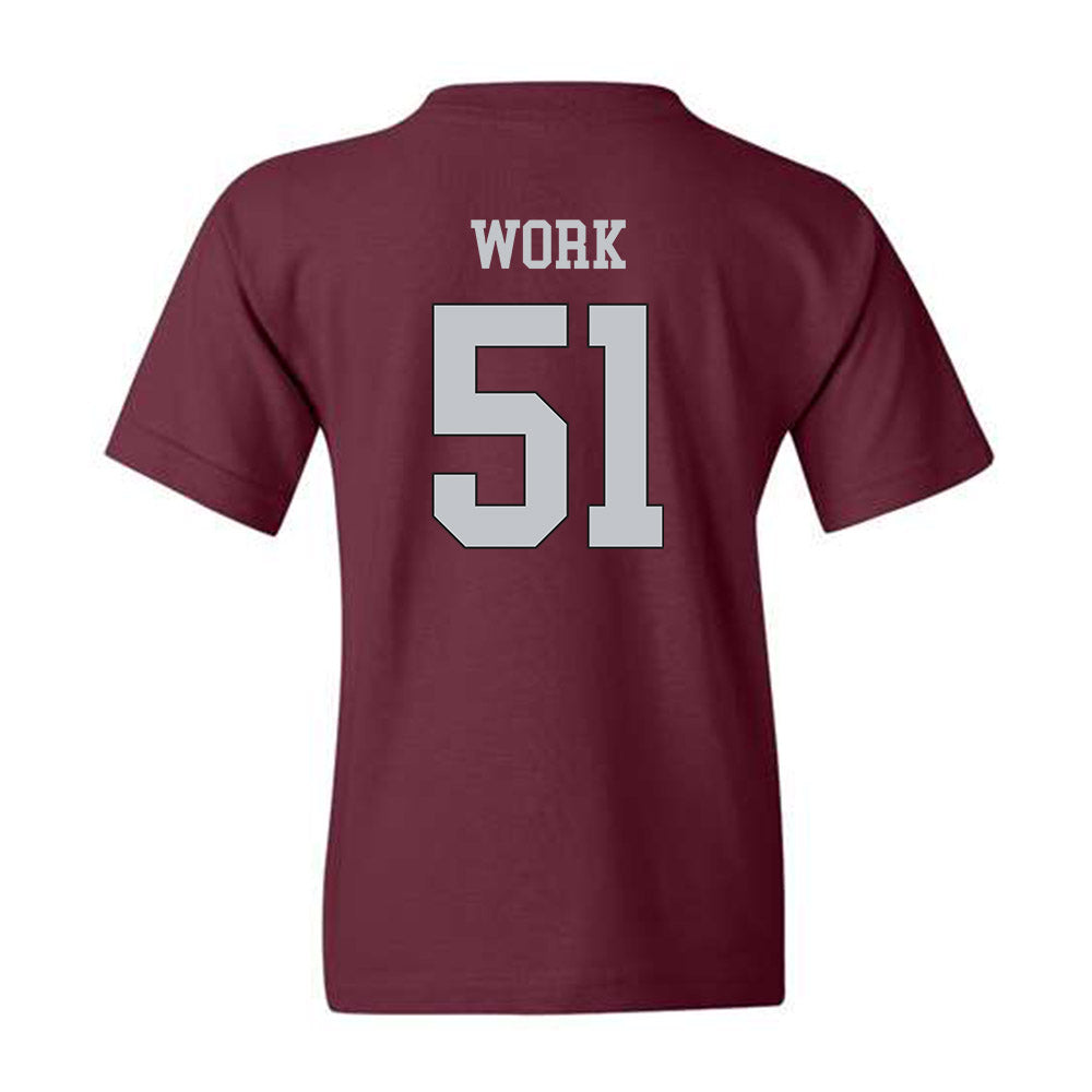 Mississippi State - NCAA Football : Luke Work - Youth T-Shirt Classic Shersey