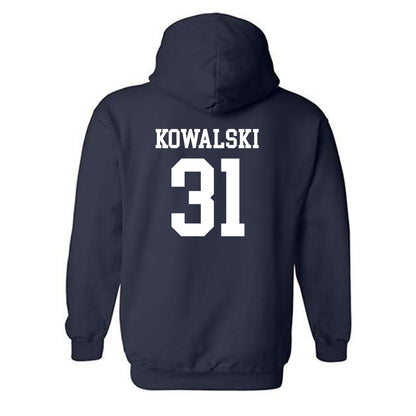 Oral Roberts - NCAA Baseball : Evan Kowalski - Hooded Sweatshirt Classic Shersey