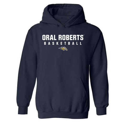 Oral Roberts - NCAA Men's Basketball : Isaac McBride - Hooded Sweatshirt Classic Shersey