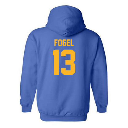 Pittsburgh - NCAA Baseball : Justin Fogel - Hooded Sweatshirt Classic Shersey