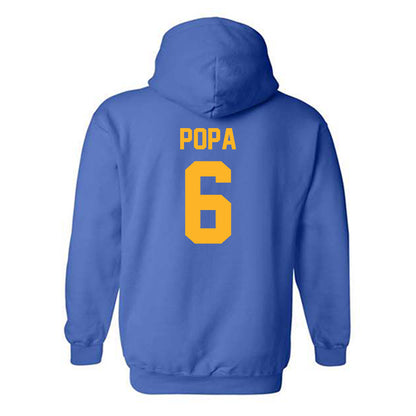 Pittsburgh - NCAA Baseball : Dom Popa - Hooded Sweatshirt Classic Shersey