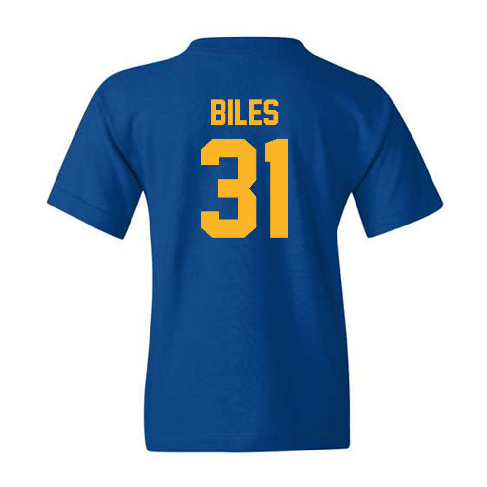 Pittsburgh - NCAA Football : Rasheem Biles - Youth T-Shirt