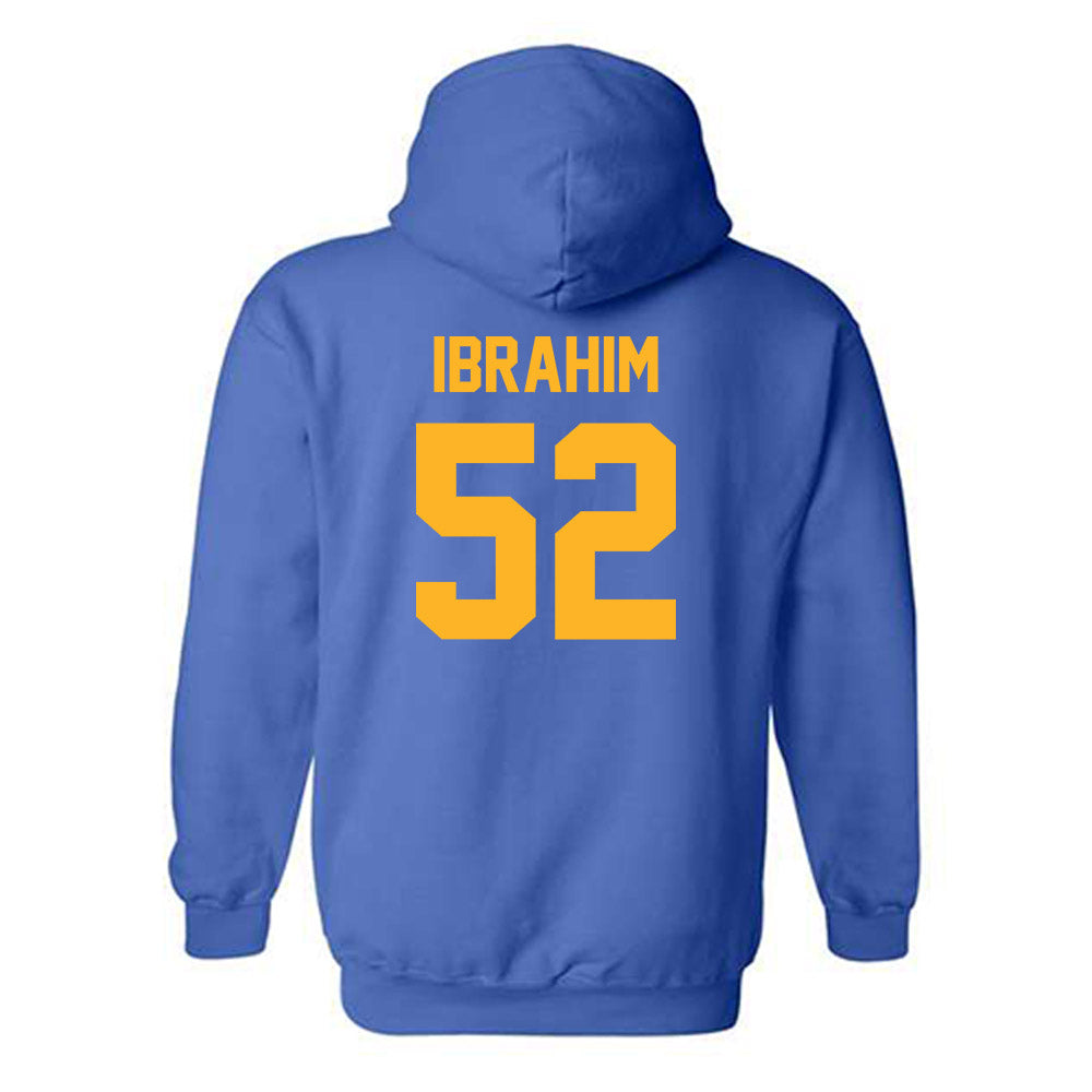 Pittsburgh - NCAA Football : Abe Ibrahim - Royal Classic Shersey Hooded Sweatshirt