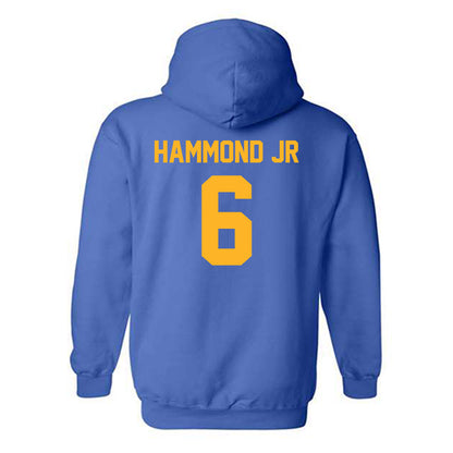 Pittsburgh - NCAA Football : Rodney Hammond Jr - Royal Classic Shersey Hooded Sweatshirt