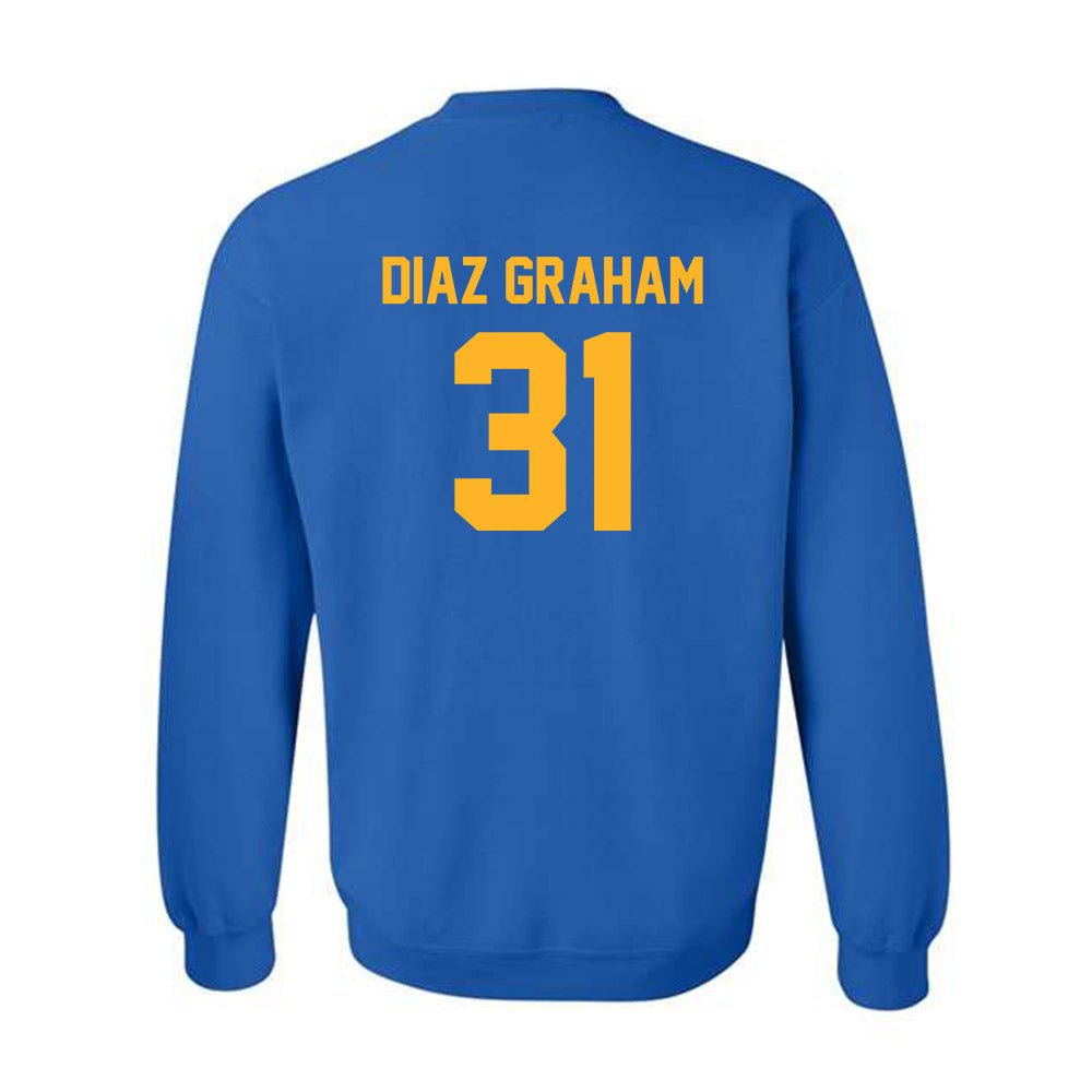 Pittsburgh - NCAA Men's Basketball : Jorge Diaz Graham - Crewneck Sweatshirt Classic Shersey