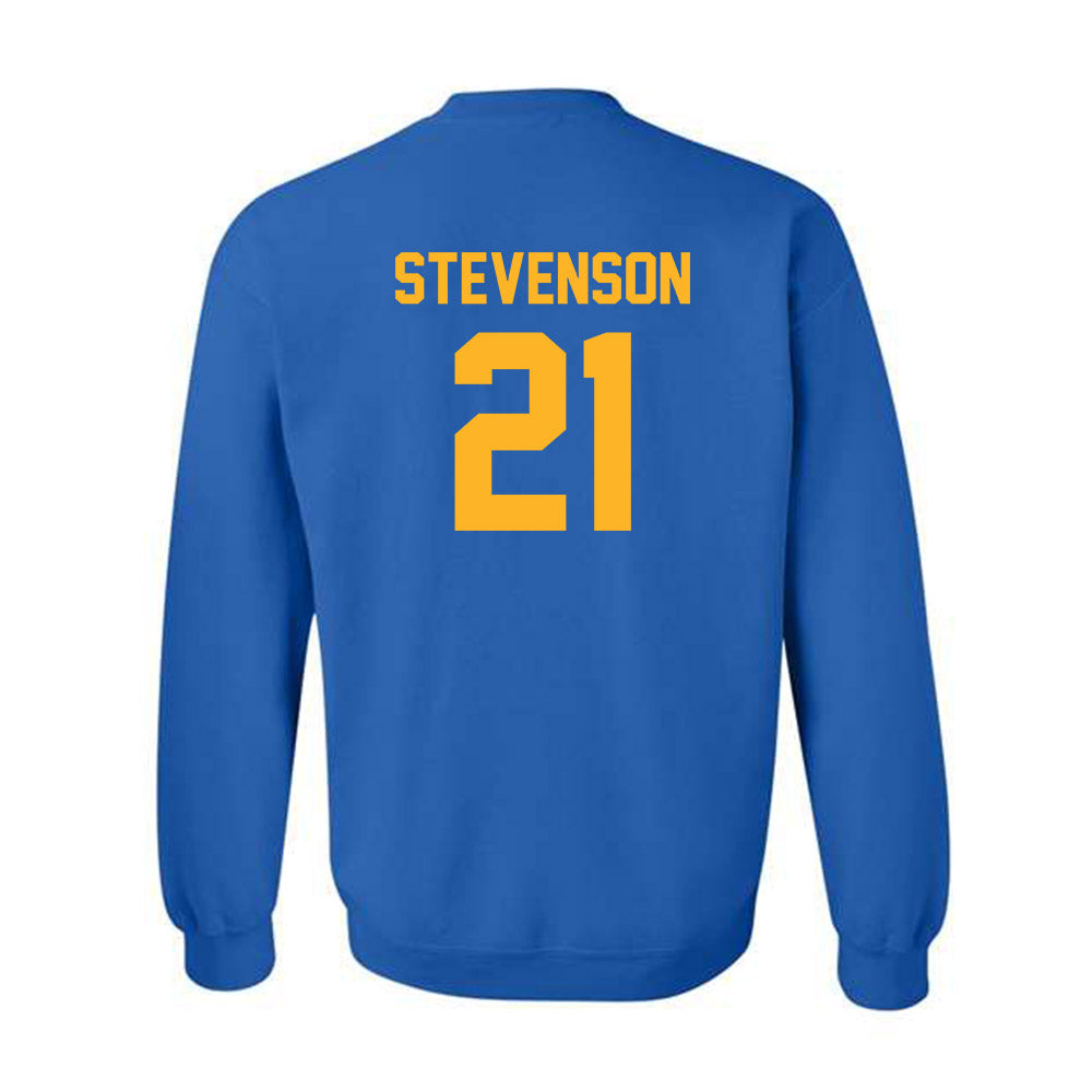 Pittsburgh - NCAA Men's Basketball : Vason Stevenson - Crewneck Sweatshirt Classic Shersey