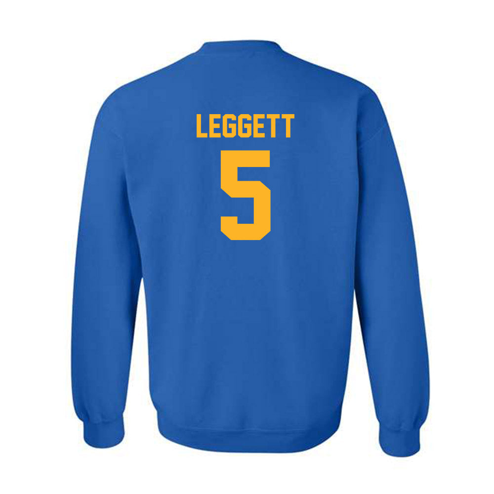 Pittsburgh - NCAA Men's Basketball : Ishmael Leggett - Crewneck Sweatshirt Classic Shersey