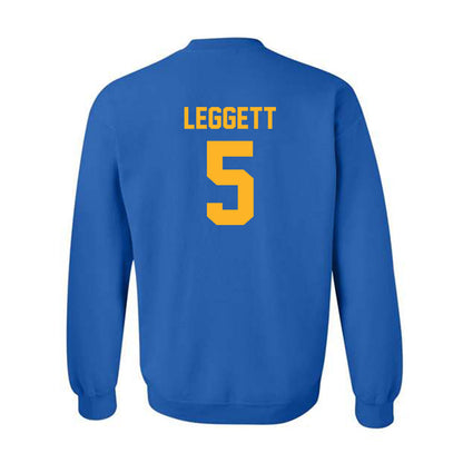 Pittsburgh - NCAA Men's Basketball : Ishmael Leggett - Crewneck Sweatshirt Classic Shersey