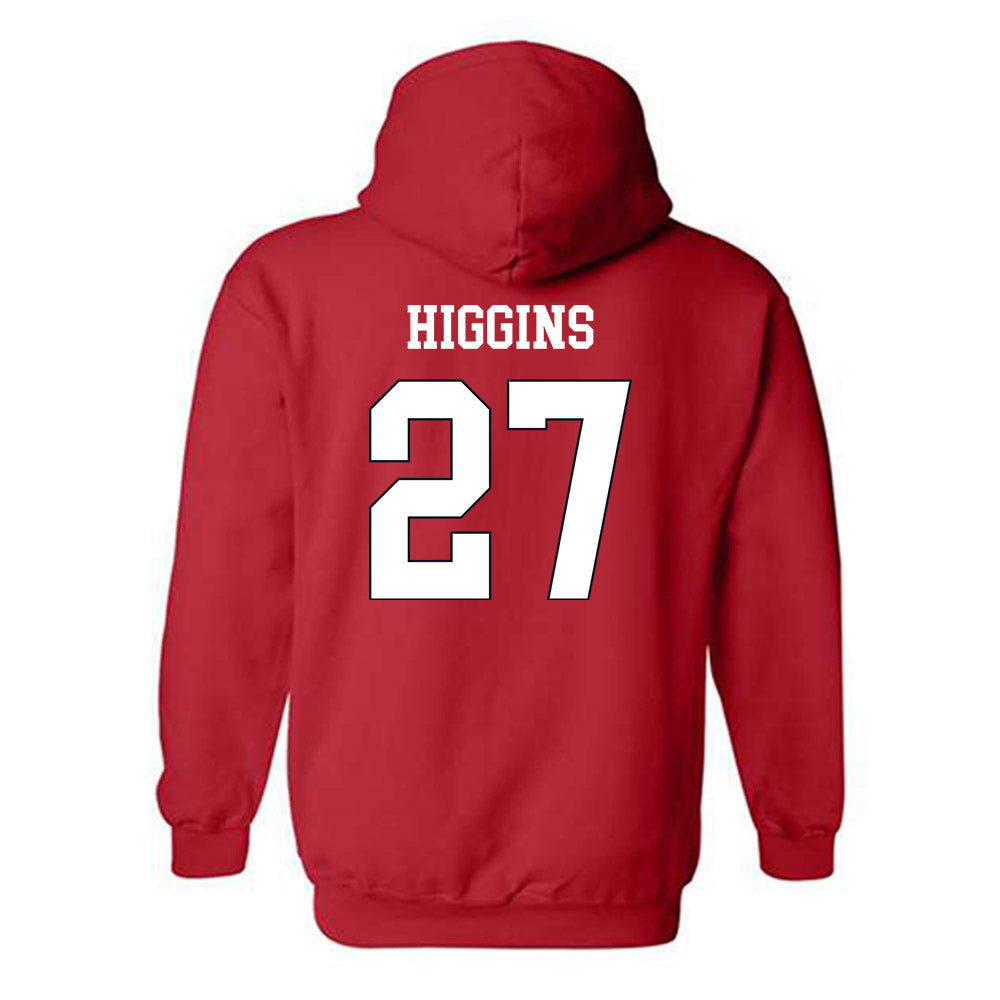 St. Johns - NCAA Baseball : Martin Higgins - Hooded Sweatshirt Classic Shersey