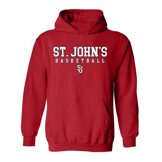 St. Johns - NCAA Men's Basketball : Simeon Wilcher - Hooded Sweatshirt Classic Shersey