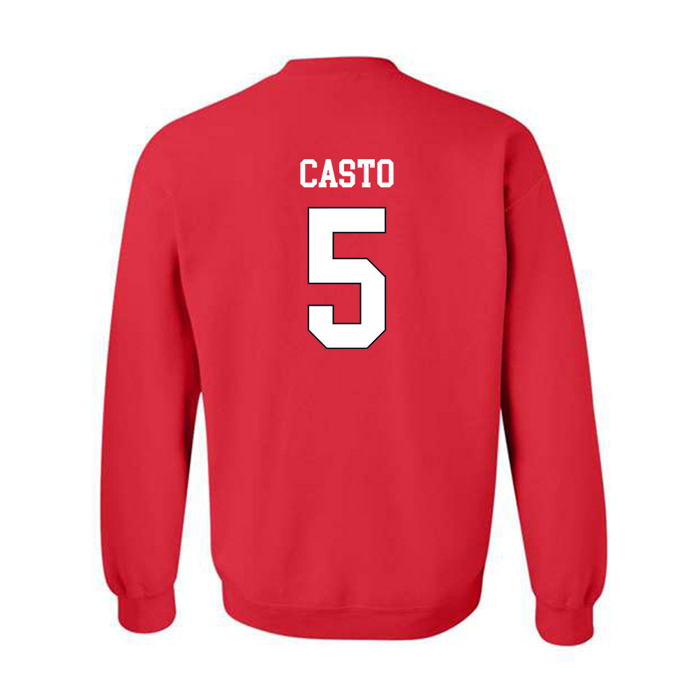 St. Johns - NCAA Softball : Natalie Casto - Crewneck Sweatshirt Classic Shersey