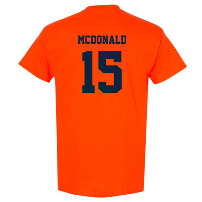 Syracuse - NCAA Football : Derek McDonald - Orange Classic Shersey Short Sleeve T-Shirt
