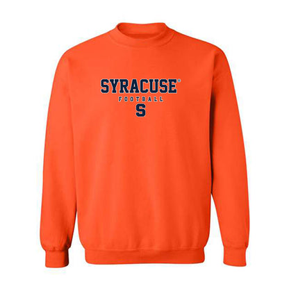Syracuse - NCAA Football : Justin Barron - Orange Classic Shersey Sweatshirt