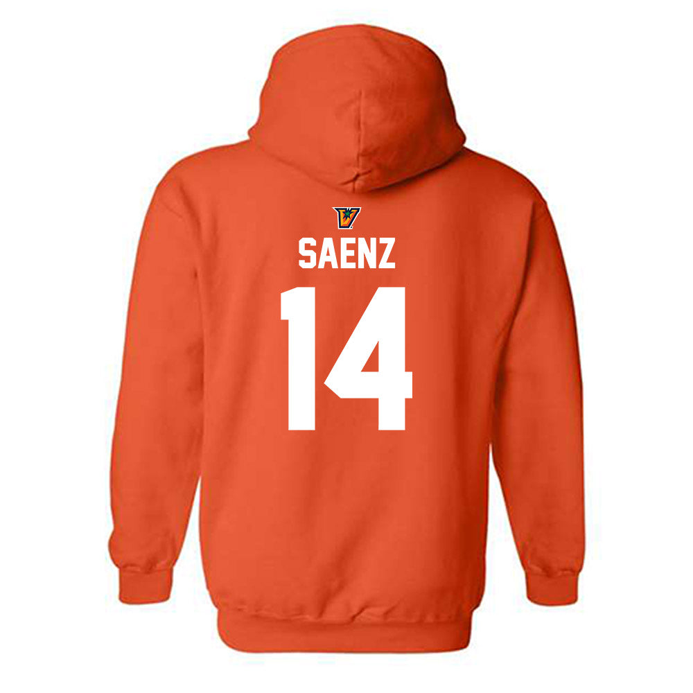 UTRGV - NCAA Baseball : Zerek Saenz - Hooded Sweatshirt Classic Shersey