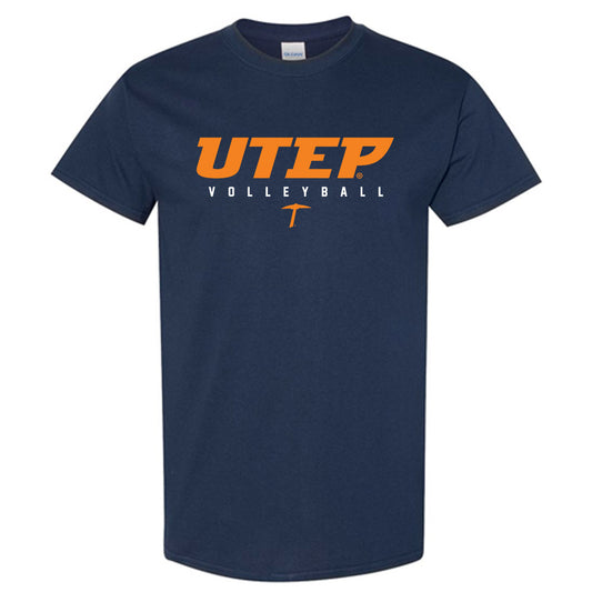 UTEP - NCAA Women's Volleyball : Alyssa Sianez - Navy Classic Shersey Short Sleeve T-Shirt