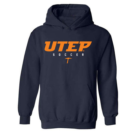 UTEP - NCAA Women's Soccer : Tionna Taylor - Navy Classic Shersey Hooded Sweatshirt