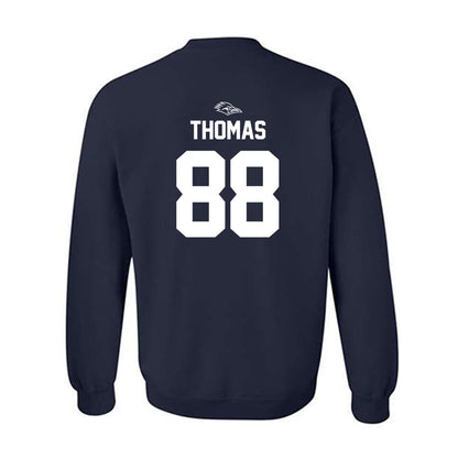 UTSA - NCAA Football : Houston Thomas - Navy Classic Shersey Sweatshirt