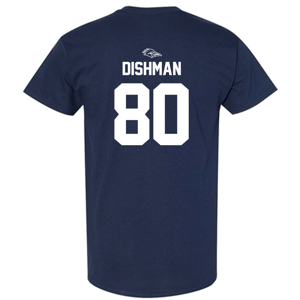 UTSA - NCAA Football : Dan Dishman - Navy Classic Shersey Short Sleeve T-Shirt