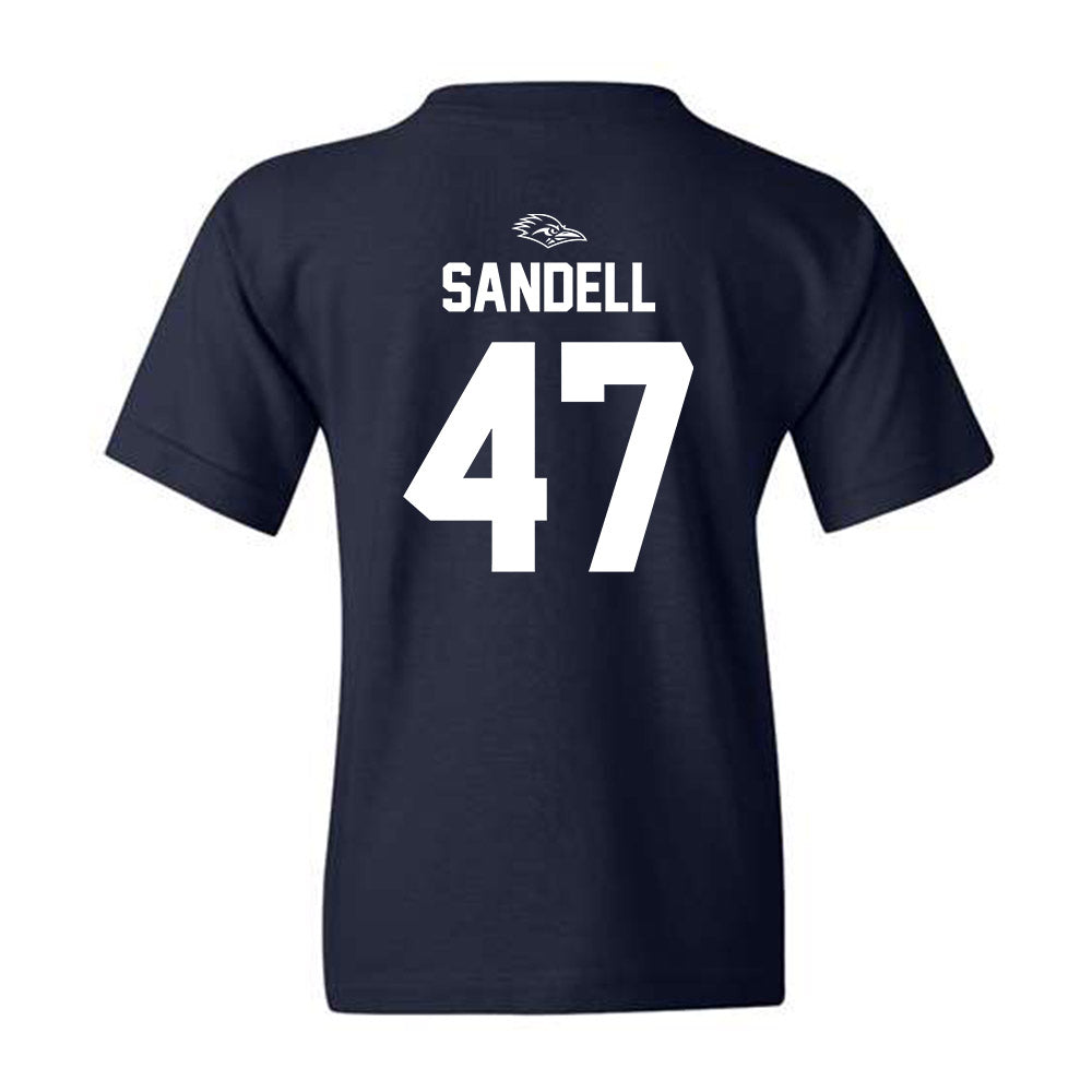 UTSA - NCAA Football : Tate Sandell - Navy Classic Shersey Youth T-Shirt