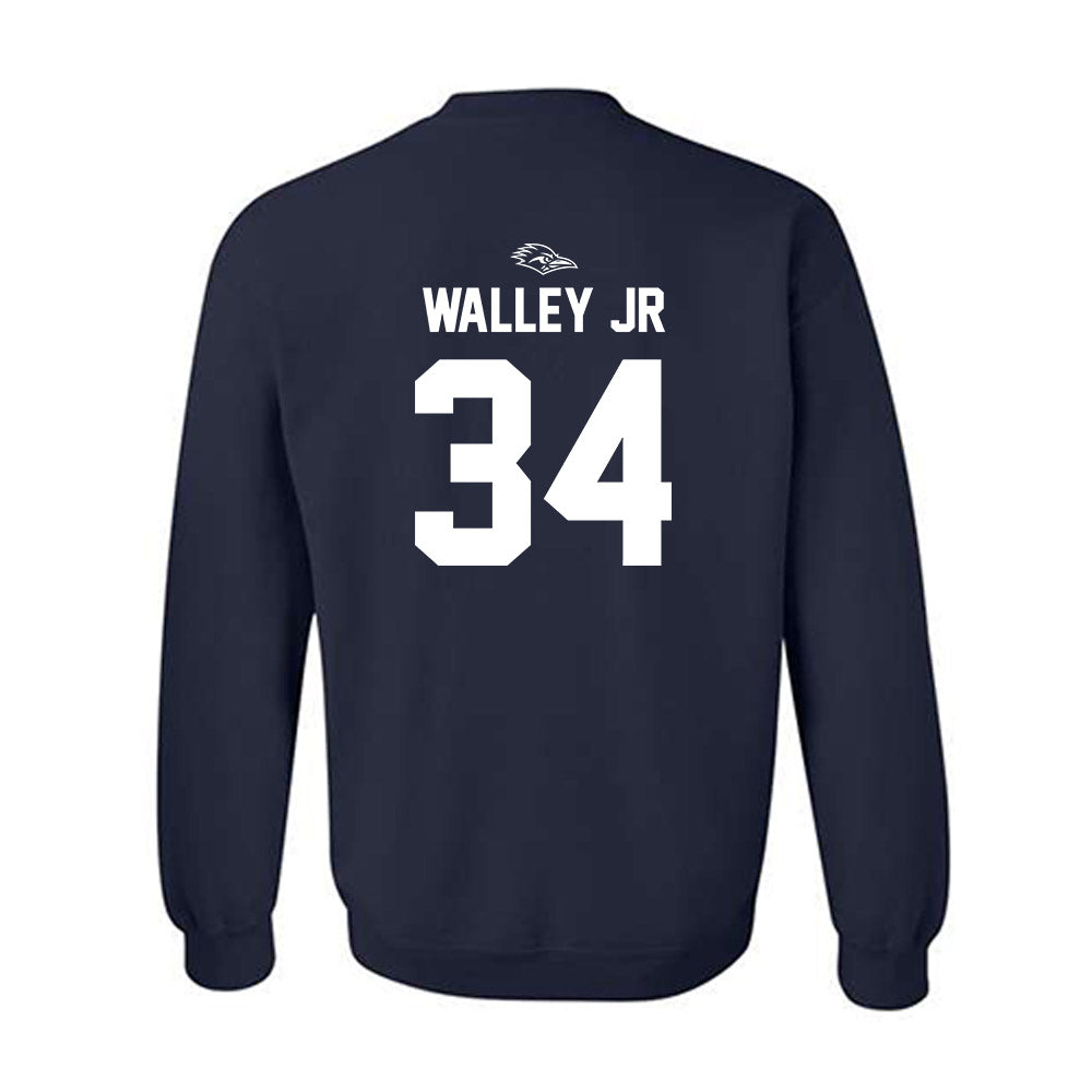 UTSA - NCAA Football : James Walley Jr - Navy Classic Shersey Sweatshirt