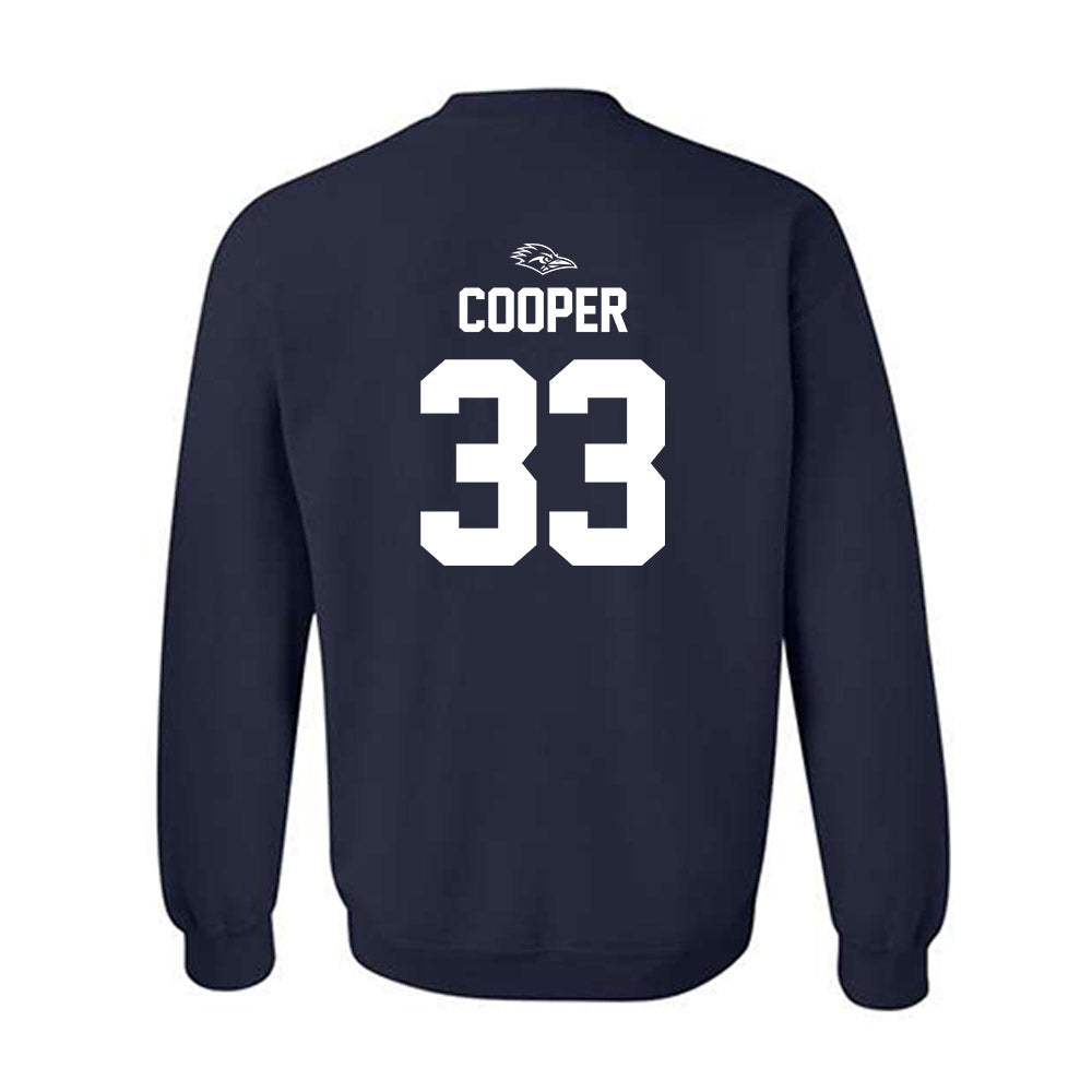 UTSA - NCAA Football : Camron Cooper - Navy Classic Shersey Sweatshirt