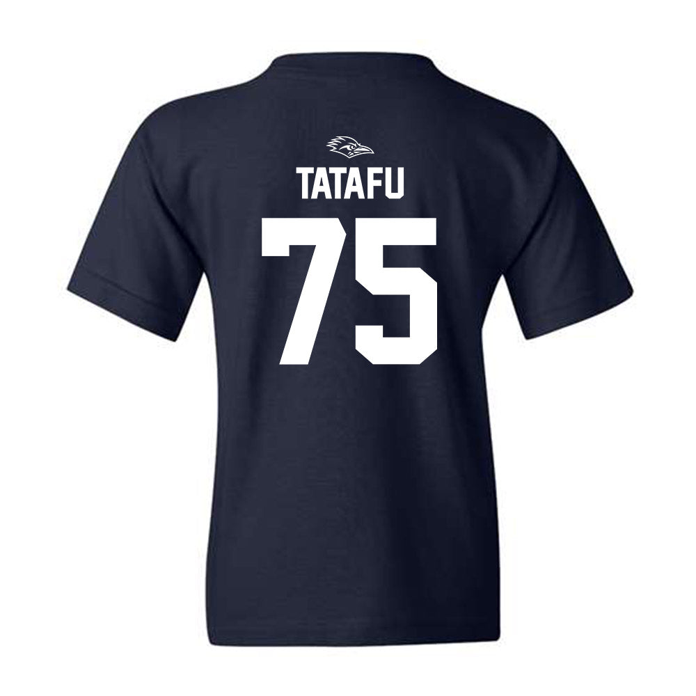 UTSA - NCAA Football : Venly Tatafu - Navy Classic Shersey Youth T-Shirt