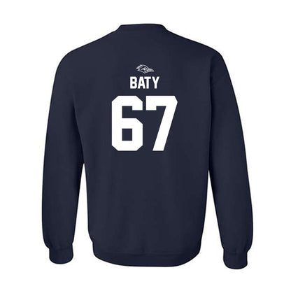 UTSA - NCAA Football : Walker Baty - Navy Classic Shersey Sweatshirt