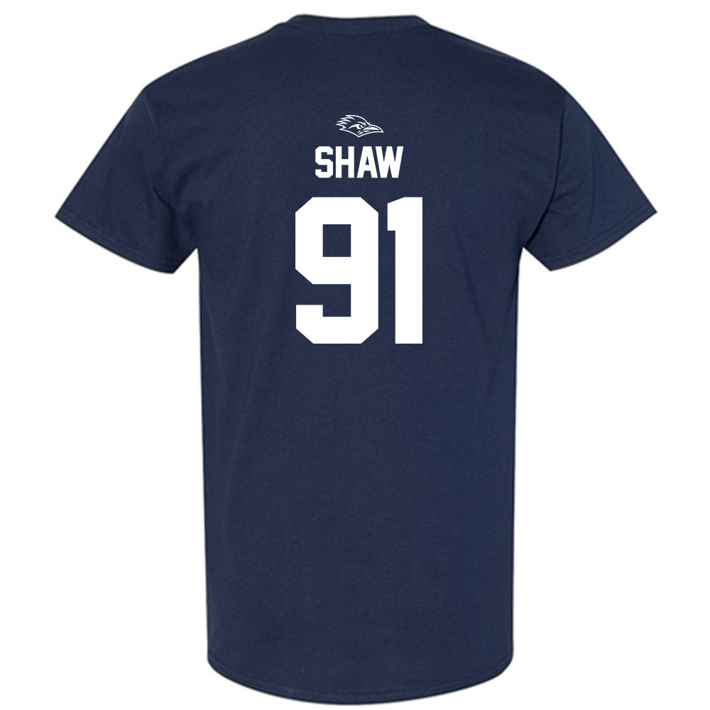 UTSA - NCAA Football : Victor Shaw - Navy Classic Shersey Short Sleeve T-Shirt
