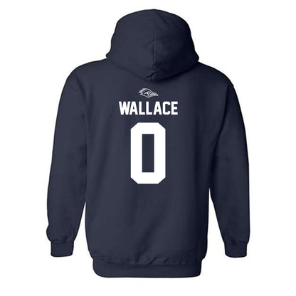 UTSA - NCAA Football : Patrick Wallace - Navy Classic Shersey Hooded Sweatshirt