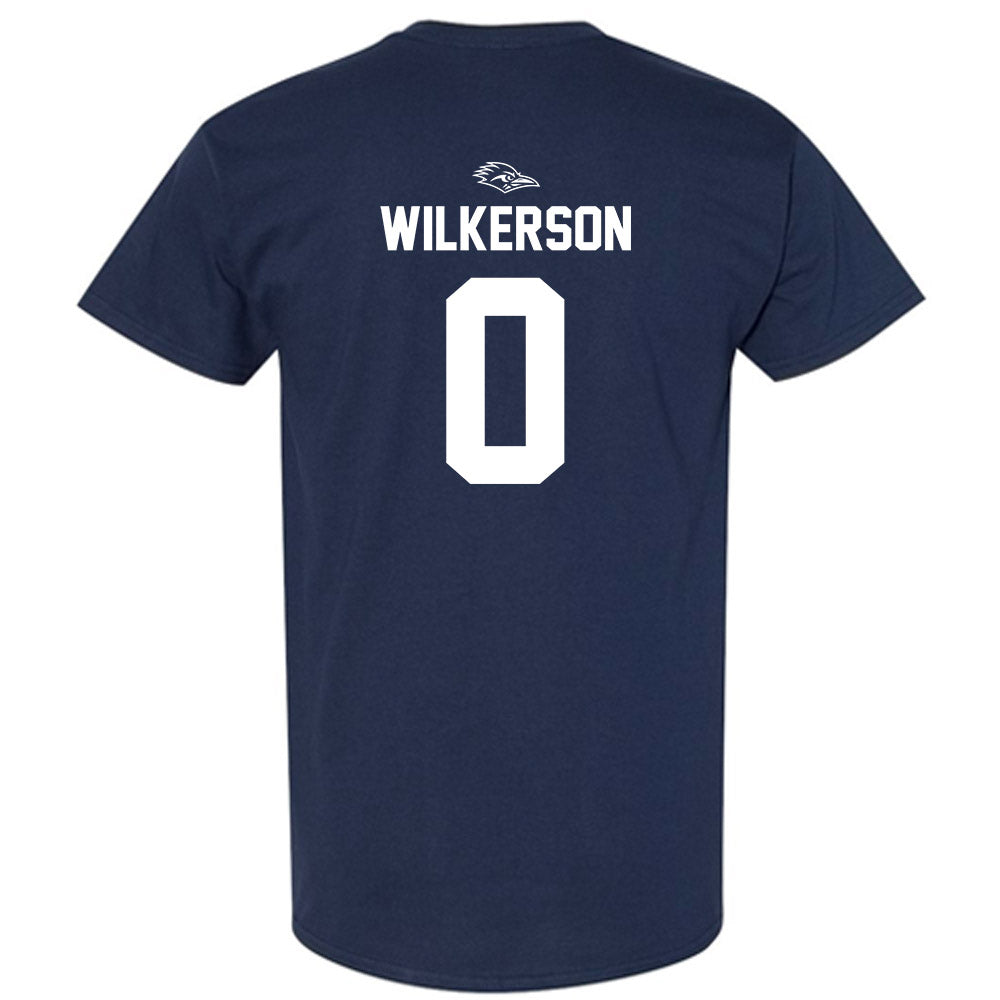 UTSA - NCAA Football : Marcellus Wilkerson - Navy Classic Shersey Short Sleeve T-Shirt