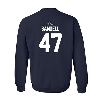 UTSA - NCAA Football : Tate Sandell - Navy Classic Shersey Sweatshirt