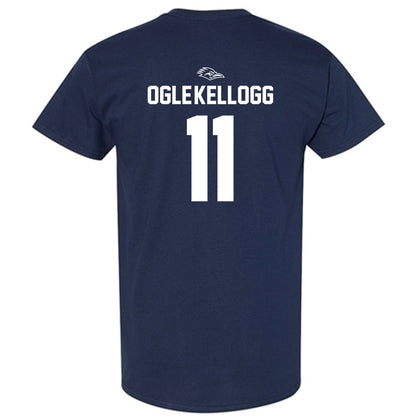 UTSA - NCAA Football : Tykee Ogle-Kellogg - Navy Classic Shersey Short Sleeve T-Shirt